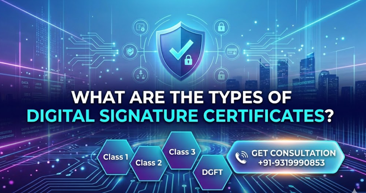 Types of Digital Signature Certificate